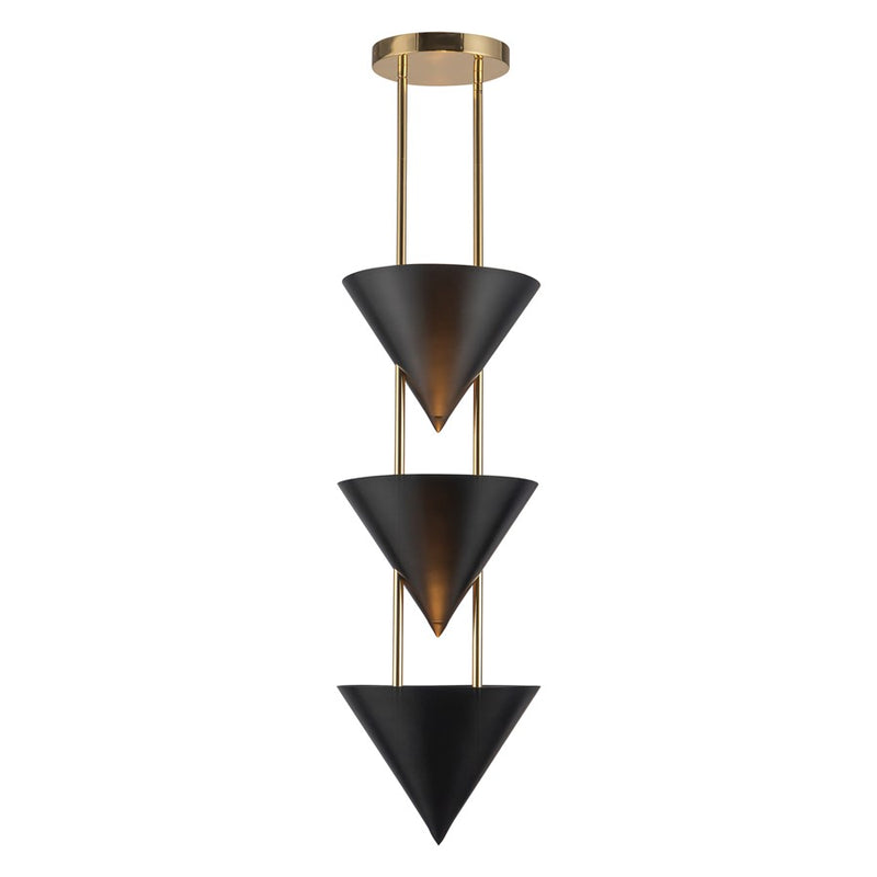 Kuzco Versus 10-in Black Pendant, Urban Brz - PD341328UB