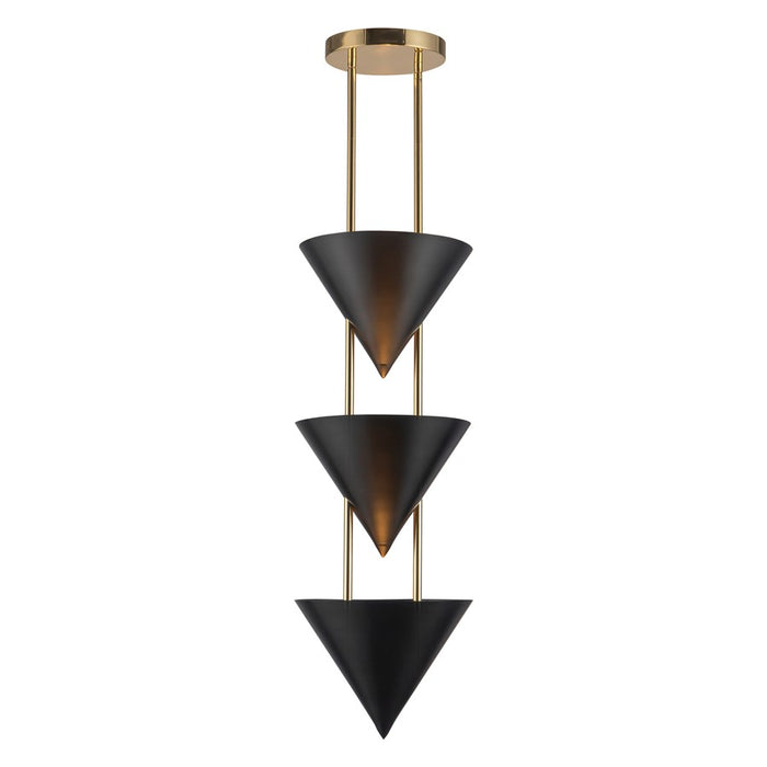 Kuzco Versus 10-in Black Pendant, Urban Brz - PD341328UB