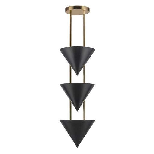 Kuzco Versus 10-in Black Pendant, Urban Bronze