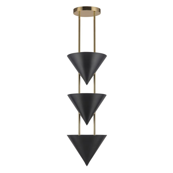 Kuzco Versus 10-in Black Pendant, Urban Bronze