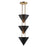 Kuzco Versus 10-in Black Pendant, Urban Bronze