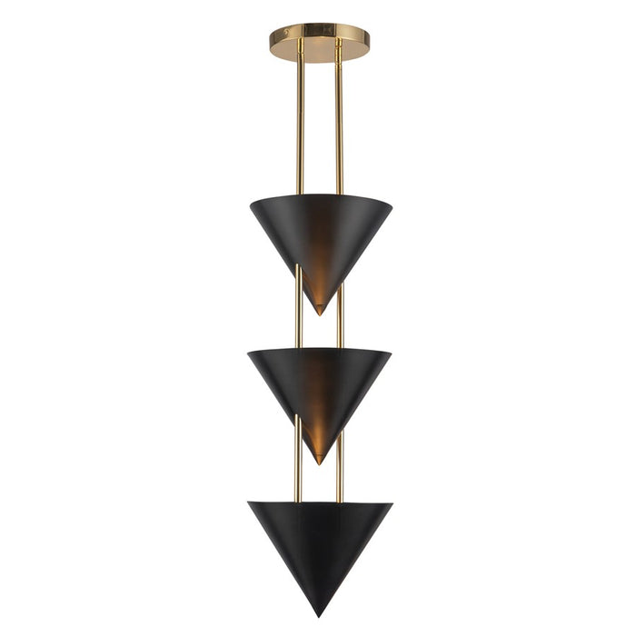 Kuzco Versus 10-in Black Pendant, Urban Bronze