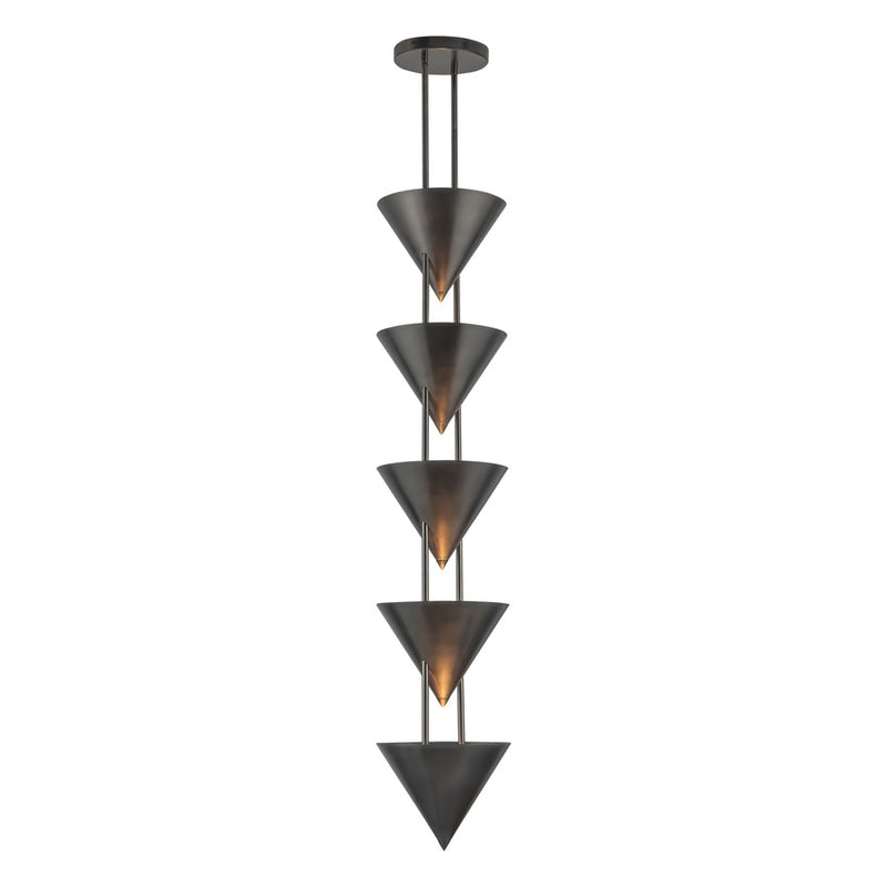 Kuzco Versus 10" Aged Steel Pendant, Aged Steel