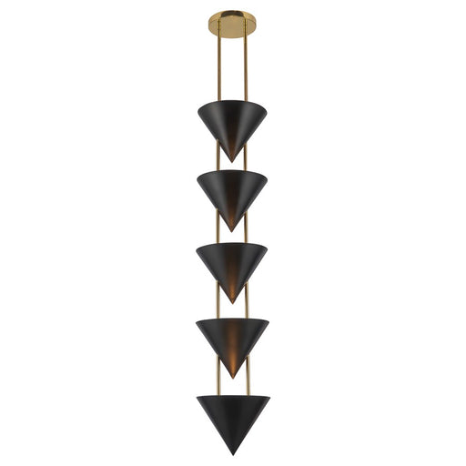 Kuzco Versus 10" Black Pendant, Urban Brz - PD341548UB
