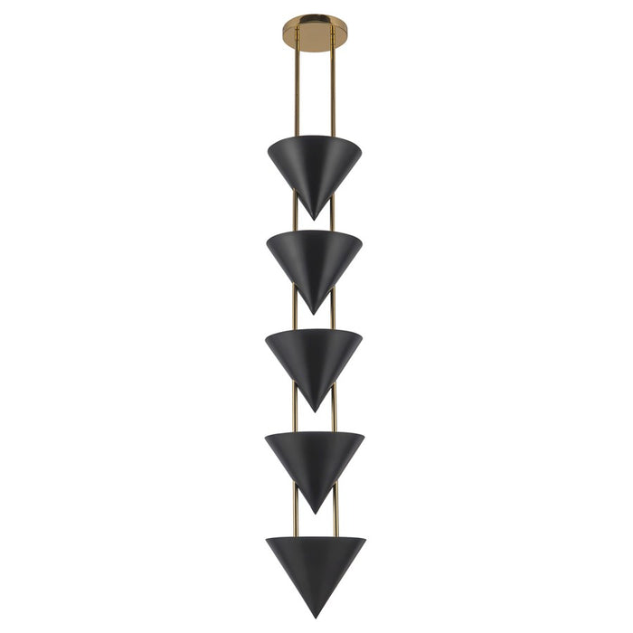 Kuzco Versus 10" Black Pendant, Urban Bronze