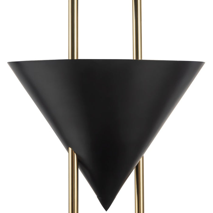 Kuzco Versus 10" Black Pendant, Urban Bronze