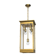 Kuzco Douglas 12in 5-Light Pendant | Vintage Brass and Clear Glass | Kitchen Island & Dining Room | 5x60W E26 Bulbs | Model PD351018VB