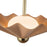 Kuzco Furrow 16" Red Dimmable LED Pendant, Peach