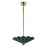 Kuzco Furrow 16" Green Dim LED Pendant, Pine Green - PD354016PGN