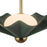 Kuzco Furrow 16" Green Dimmable LED Pendant, Pine Green