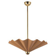 Kuzco Furrow 25" Red Dim LED Pendant, Peach - PD354125PEC