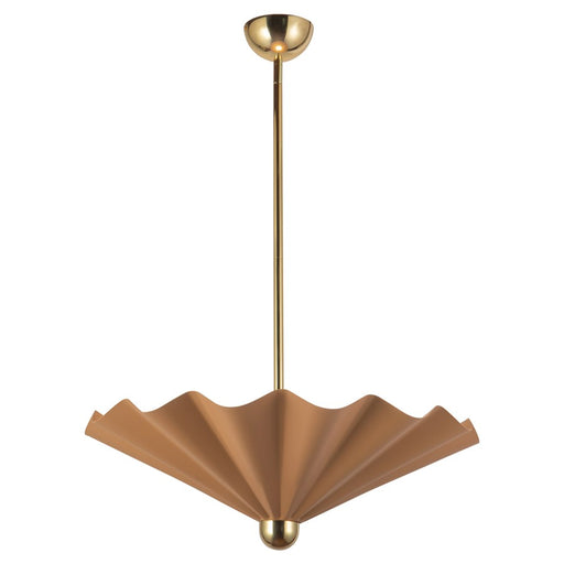 Kuzco Furrow 25" Red Dim LED Pendant, Peach - PD354125PEC