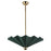 Kuzco Furrow 25" Green Dim LED Pendant, Pine Green - PD354125PGN