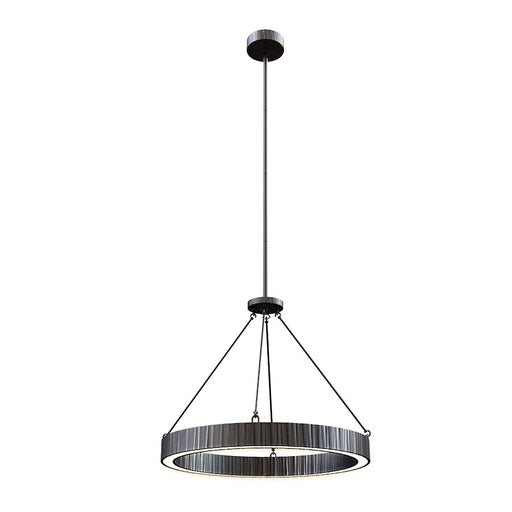 Kuzco Kensington 30in 1-Light LED Pendant | Textured Urban Bronze Steel and Frosted Acrylic | Living Room & Dining Room | 4975lm | Model PD361230UB