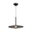 Kuzco Kyoto 18" Pendant, Black/Smoked/Clear Convex - PD37018-BK-SM-3WCCT-UNV