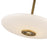 Kuzco Kyoto 18" Pendant, Brass/Glossy Opal/Convex