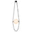Kuzco Petra 10" Blk Dim LED Pendant, Urban Brz/Cloud Glass - PD372010UBCDG