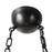 Kuzco Petra 10" Black Dimmable LED Pendant, Urban Bronze/Cloud Glass