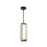 Alora Alai 16" Pendant, Bronze/Ribbed/Clear Ribbed - PD374316UBCR-UNV