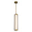 Alora Alai 24" Pendant, Brass/Ribbed/Clear Ribbed - PD374624VBCR-UNV