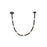 Kuzco Corda 7-ft LED Pendant, 32W, Black/Opal Glass - PD39307-BK-OP-UNV