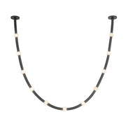 Kuzco Corda 10" LED Pendant, 48W/RT, Black/Opal Glass - PD39310-BK-OP-UNV-010-RT