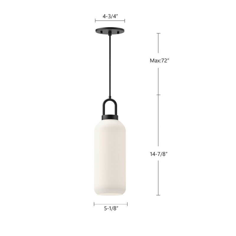 Alora Mood Soji 5in 1-Light Pendant | Japanese-Inspired Aged Gold and Copper Glass | Kitchen Island & Dining Room | Model PD401505AGCP