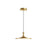 Kuzco Issa 12"LED Pendant, Brushed Gold - PD418012BG-UNV