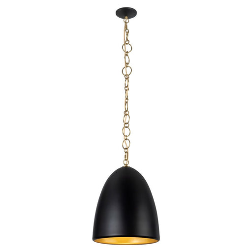 Kuzco Grant 14" Blk Pendant, Matte Black - PD423014MB