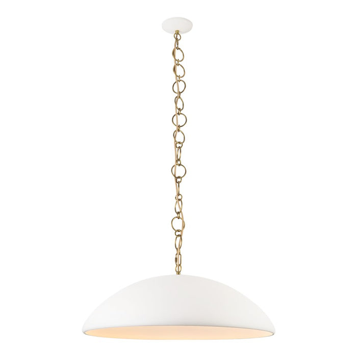 Kuzco Grant 27" Wht Pendant, Antique Wht - PD423028AW