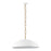 Kuzco Grant 27" Wht Pendant, Antique Wht