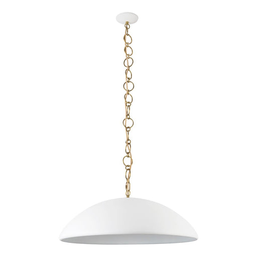 Kuzco Grant 27" Wht Pendant, Antique Wht