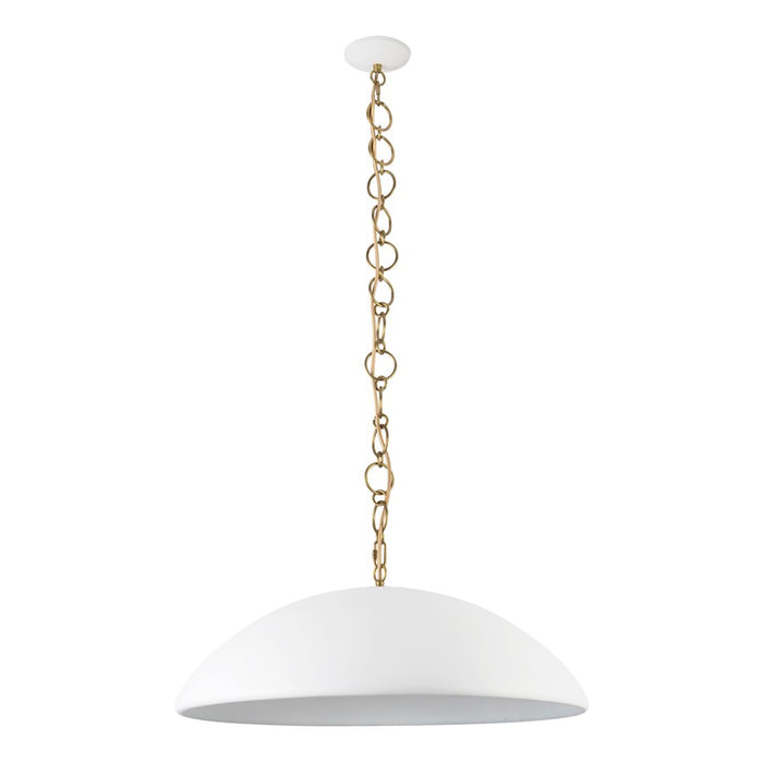 Kuzco Grant 27" Wht Pendant, Antique Wht