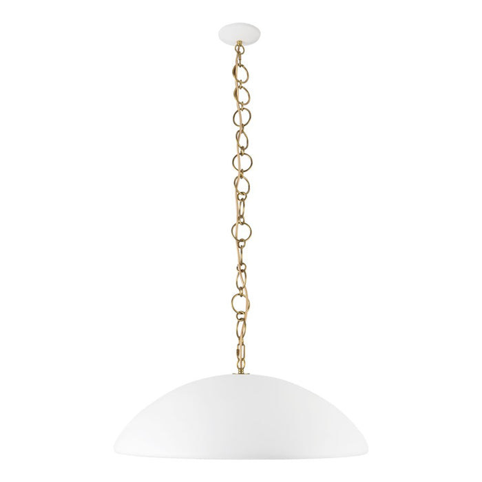 Kuzco Grant 27" Wht Pendant, Antique Wht