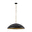 Kuzco Grant 27" Black Pendant, Matte Black