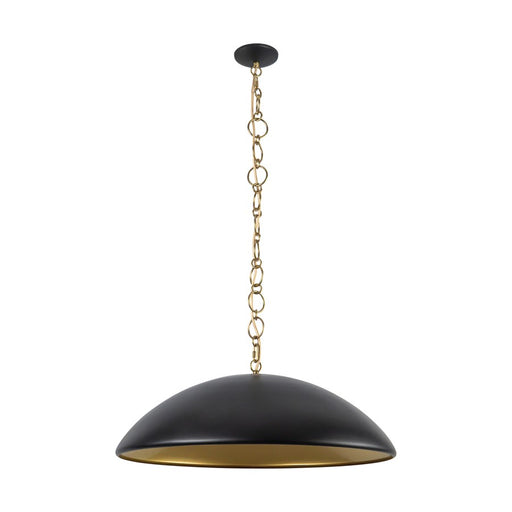 Kuzco Grant 27" Black Pendant, Matte Black