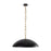 Kuzco Grant 27" Black Pendant, Matte Black