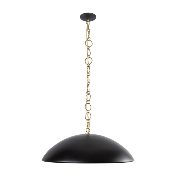 Kuzco Grant 27" Black Pendant, Matte Black