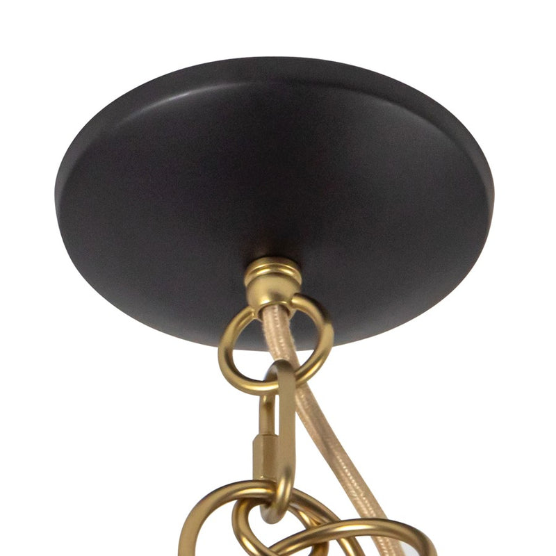 Kuzco Grant 27" Black Pendant, Matte Black