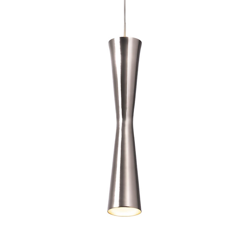 Kuzco Robson 12in LED Pendant | Chrome and Frosted PC Diffuser | Kitchen Island & Dining Room | 12.25 x 2.38 in | Model PD42502-CH