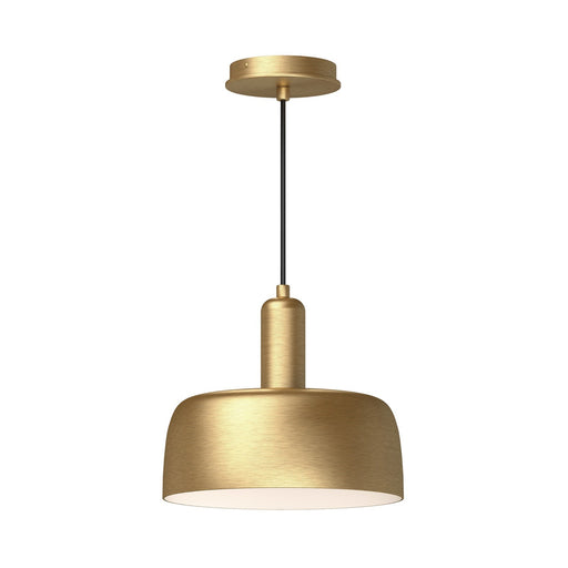 Kuzco Alora Mood Adriano 1-Light 10in Pendant | Modern Brushed Gold Metal | Kitchen Island & Dining Room | 9.5 x 10.5 in | Model PD427710BG