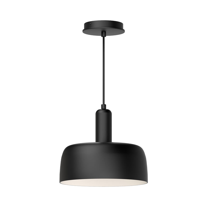 Kuzco Adriano 1-Light 10in Pendant | Modern Matte Black Metal | Kitchen Island & Dining Room | 10.5 x 9.5 in | Model PD427710MB