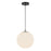 Kuzco Marco 12" (CCT)LED Pendant, Black/Opal Glass - PD43212-BK-OP-5CCT-UNV