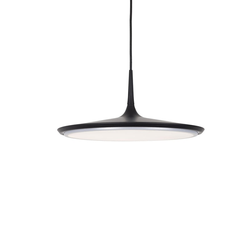 Kuzco Disc 16" LED Pendant, Black