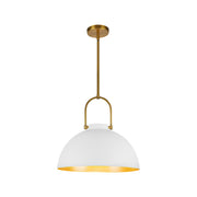 Kuzco Harper 16" Socket Pendant, White - PD504016WH