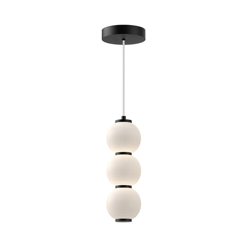 Kuzco Bijou 7"LED Pendant, Matte Black/Opal Matte Glass - PD530313MBOP-UNV