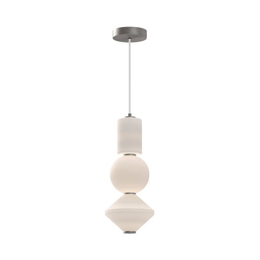 Kuzco Bijou 8"LED Pendant, Brushed Nickel/Opal Matte Glass - PD530341BNOP-UNV