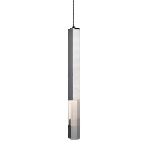 Kuzco Martelo 5in 1-Light LED Pendant | Modern Chrome and Acrylic with Frosted Interior | Kitchen Island & Dining Room | Model PD53305-CH