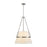 Kuzco Oliver 18" Brushed Nickel Dim, Brushed Nickel/White Linen - PD546719BNWL