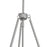 Kuzco Oliver 18" Brushed Nickel Dim, Brushed Nickel/White Linen